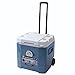 Igloo Maxcold Quantum Roller Cooler, Blue, 52 quart
