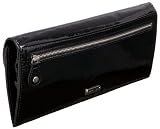 Perlina Crinkle Patent Clutch