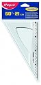 Maped - Fournitures, accessoires - Equerre 60° grand côté 21 cm Maped Technic Concept
