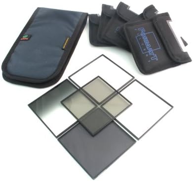 Formatt 4X4 HD/DV Outdoor Video Filter Kit includes HD Circular Polarizer, HD Clear UV, HD ND.6, HD Soft Edge ND.6 Graduated and HD/DV Soft Effects #3 in a KATA Vertical Pouch