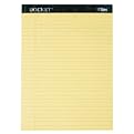 Tops Docket 16# Letter Size Canary 50 Sheet Legal Ruled Pad 12 Pack (63400)