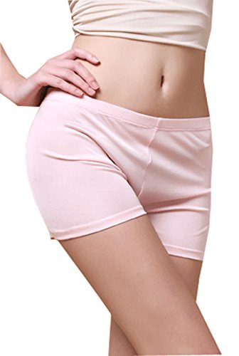 METWAY Women's New 100% Mulberry Silk Waist Boy Shorts Panties