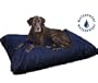 The Largest XXXL Jumbo Extra Large Orthopedic waterproof memory foam Dog Bed overstuffed pillow with Denim cover + 1 additional external replacement case