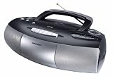 Grundig RRCD 1350 MP3 Radio-Recorder mit CD-/MP3-Player schwarz/silber