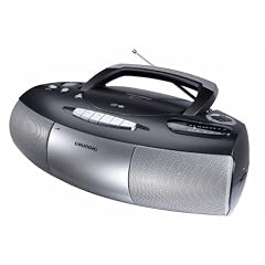 Grundig RRCD 1350 MP3 Radio-Recorder mit CD-/MP3-Player schwarz/silber