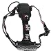 Stirnlampe 4 LED schmal und leicht wasserdicht schwarz