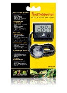 Exo Terra Digital Thermometer w/Probe C&F - Exo Terra PT2472