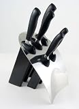 ARCOSTEEL 2921 KNIFE SET WITH S/S BLOCK 6PC
