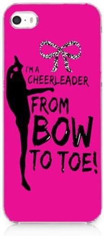 Iphone Case- Bow to Toe- On Case for Iphone 5 5s, Cheer Case, Custom Iphone 5g Case