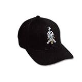 Powell Classic Skull and Sword Hat  (Large/X-Large, Black)