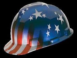 MSA Safety Works 10052945 USA Patriotic Hard Hat