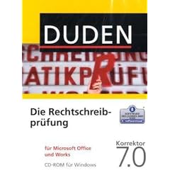 DUDEN Die Rechtschreibpr�fung f�r MS Office und Works, Korrektor 7.0