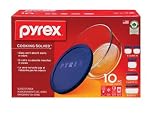 Pyrex 6021224 Lagerung 10-teiliges Set, Clear mit Blue Deckel Pyrex 6021224 Lagerung 10-teiliges Set, Clear mit Blue Deckel