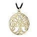 Gold Plated Celtic Tree of Life Pendant Necklace - Made in Ireland
