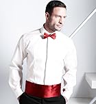 Pure Silk Plain Bow Tie & Cummerbund