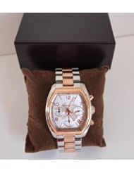 Womens Michael Kors Mk5484 Silver And Rose Gold Stainless Steel ladies Watch