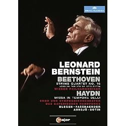 Leonard Bernstein Conducts Beethoven String Quartet No. 16 & Haydn Missa in Tempore Belli