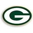 Green Bay Packers 12" Vinyl Magnet Set Of 2
