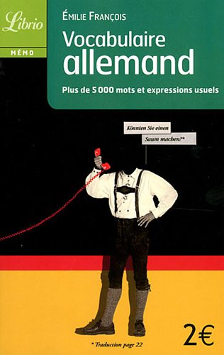 J'ai lu Vocabulaire allemand