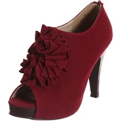 alabama F/suede roundfrill Bootiepumps