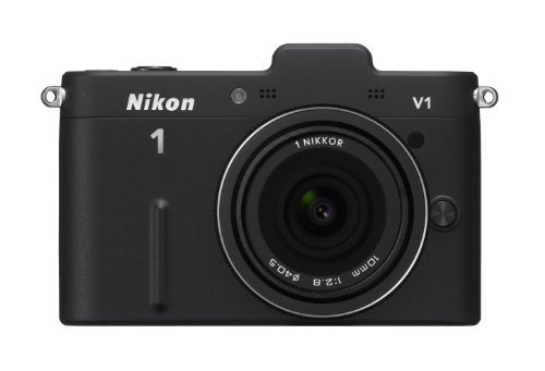 Nikon デジタル一眼カメラ Nikon 1 (ニコンワン) V1 (ブイワン) 薄型レンズキット ブラックN1 V1ULK BK