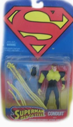  Conduit Action Figure with Spinning Kryptonite Attack Cables - Superman, Man of Steel Series