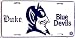 Duke Blue Devils License Plate
