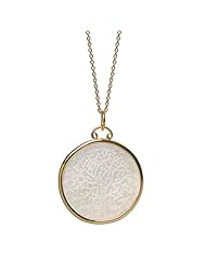 Budding Tree Mother of Pearl Necklace in 24k Gold Vermeil