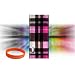PINK CHECKERED DESIGN NANO CASE For New Apple iPod Nano 5th 5G Generation (with Camera) Snap On Crystal Plastic Hard Cover Case 8GB 16GB + Orange Vangoddy -- VG Wrist Band!!!