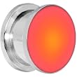 5/8" Stainless Steel Red LED Light Up Screw Fit Plug