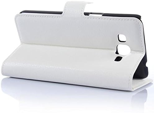 Ebestsal(TM) Handmade Bling Crystal Rhinestone Folio Wallet Stand PU Leather Case with cash/card holder + 0.26mm 9H Curved Edge Tempered Glass Screen Protector For samsung Galaxy Grand Prime SM-G530H SM-G530F, red rose