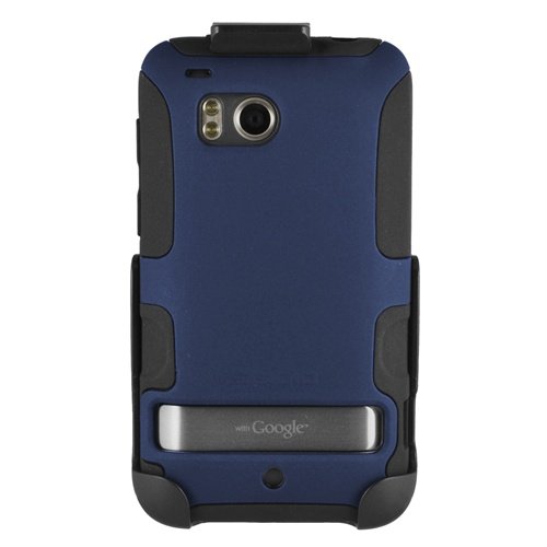 Buy Seidio HTC ThunderBolt ACTIVE Case and Holster Combo - 1 Pack - Retail Packaging - Sapphire Blue