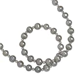 17" Lite Grey Pearl Necklace