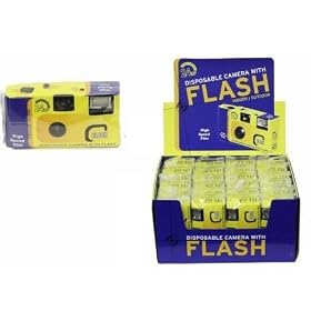 Single Use Disposable Camera 24 Exposures Built In Flash - Wedding Party Holiday