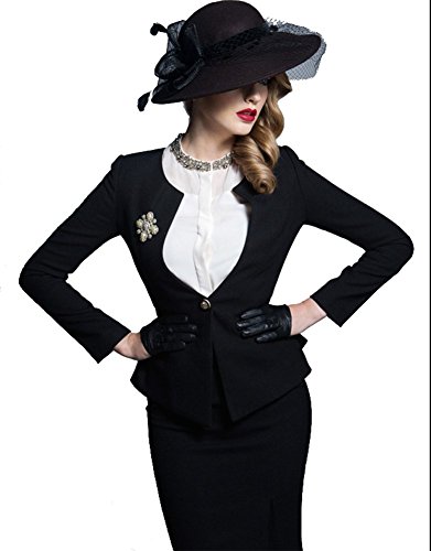 [ニューヤ] Newya レディース スーツ フォーマル ワイシャツ タイトスカート 通勤 ビジネス クールビズ サマースーツ 入学式 卒業式 事務服 面接 冠婚葬祭 ツーピース 同窓会 キャリア 女性 就活 ママ ウオッシャブル