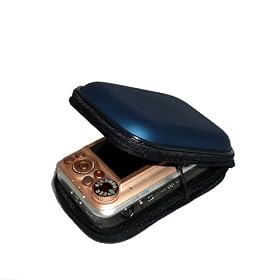Waterproof Snug Fit Hard Case for Canon Powershot SX230 SX220 SX210 IS,A3300 A3200 A3100 A3000,A2200, A800, A495, A490,IXUS S90 S95 Digital Camera (Blue)