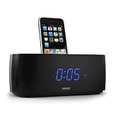 Produkt-Bild: Denver iPod/iPhone-Radiowecker IFM-15 (UKW-Radio, dimmbares Display, Uhr, AUX ) schwarz