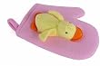 Bebe Italian Baby Ducky Relief Wash Mitt Glove for bathing time fun!