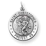 Sterling Silver St. Christopher Medal