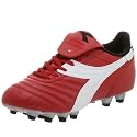 Diadora Men's Brasil Classico Soccer Cleat,Dark Red/White,10 M