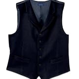 Wool/Cashmere Lapel Vest