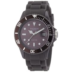 Madison New York Unisex-Armbanduhr Candy Time Analog Silikon taupe U4167-08/2
