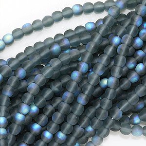 Czech Glass Druk Round 4mm 