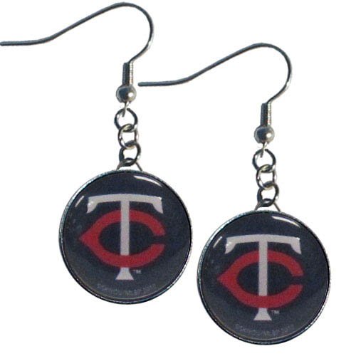 MLB Minnesota Twins Charm Dangle Earrings