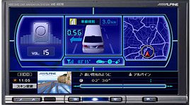 ALPINEアルパインVIE-X07BブラックiPod/Bluetooth対応