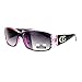 CG Eyewear Rhinestone Studded Narrow Rectangular Designer Fashion Sunglasses