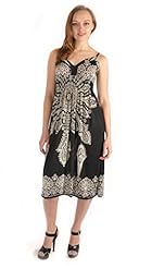 Shirred Stretchy Polyester Midi Dress 