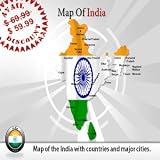 India Powerpoint Map Template - Interactive India Powerpoint Map Templates