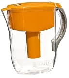 Brita Grand Water Filter Pitcher, Orange