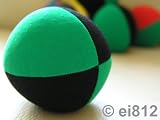 Jonglierbälle: HENRYS Beanbag Superior medium, schwarz-grün